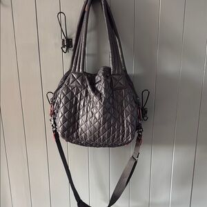 Quilted Black  Shoulder Bag